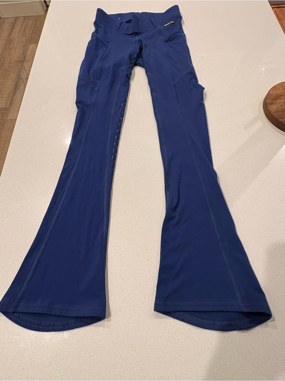 Kerrits Ice Fil Full Seat Tech Riding Tights Blue Women's Size XS EUC